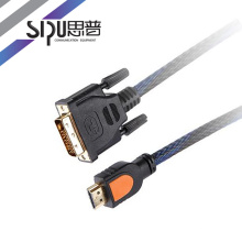 SIPU alta calidad 1.4v hdmi a dvi cable al por mayor cable dvi a hdmi splitter